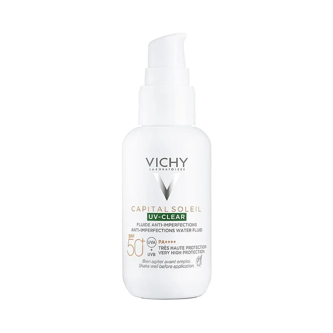 ضد آفتاب بی رنگ ویشی CAPITAL SOLEIL UV-CLEAR SPF50 حجم 40 میلی لیتری