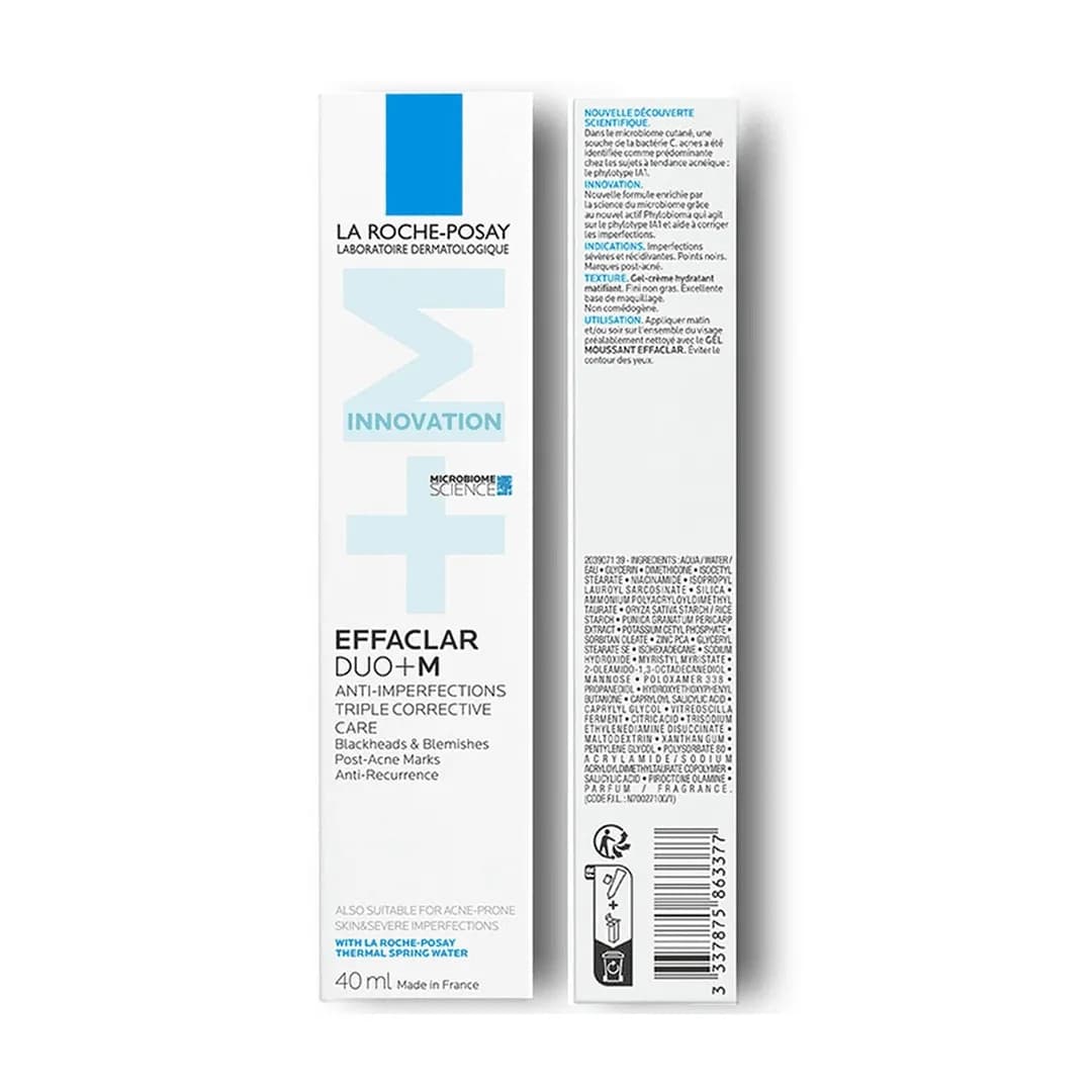 ژل کرم مراقبت کننده لاروش پوزای EFFACLAR DUO+M حجم 40 میلی لیتری — تصویر ۳