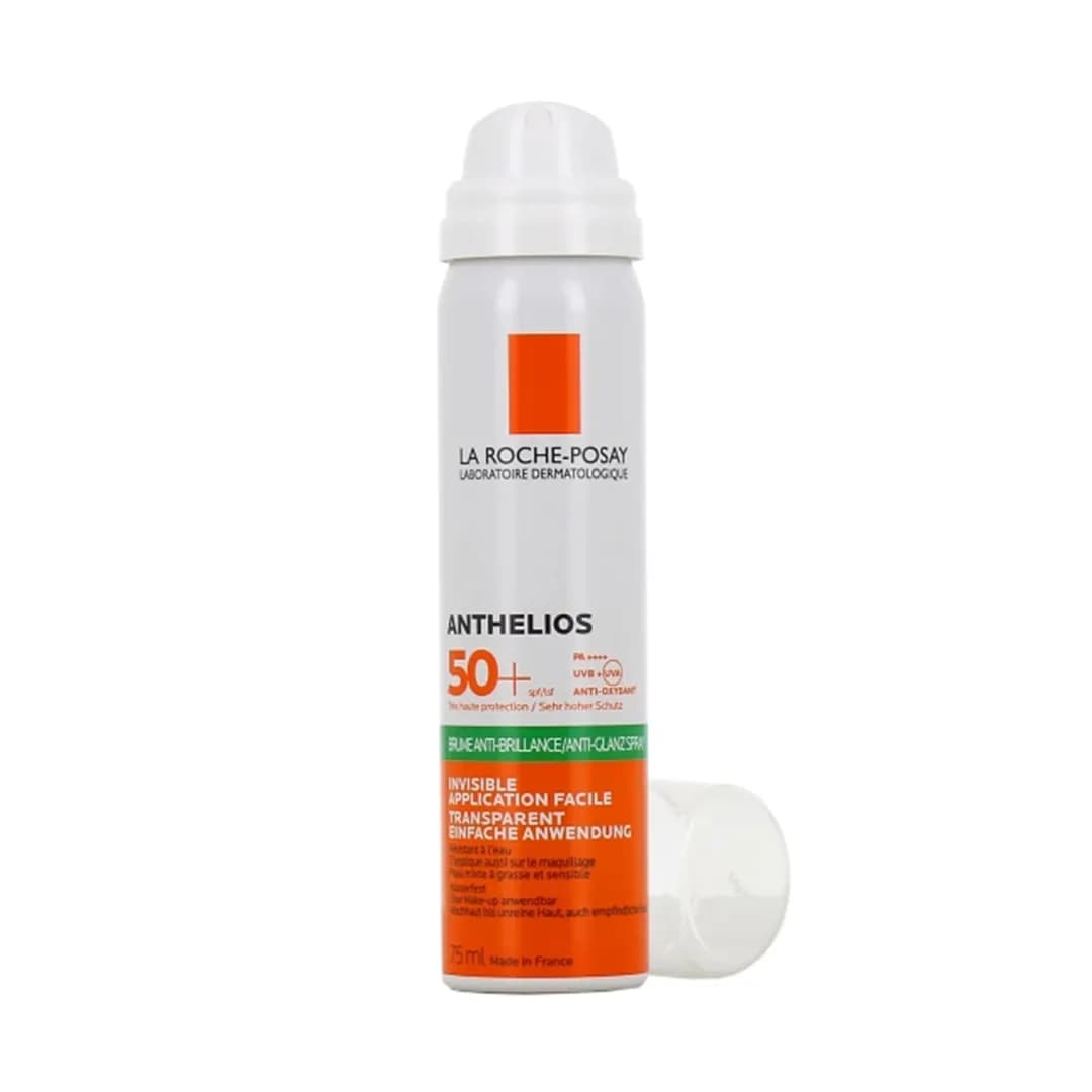 اسپری ضد آفتاب ضد براقی بی رنگ لاروش پوزای ANTHELIOS SPF50 BRUME ANTI-BRILLANCE حجم 75 میلی لیتری — تصویر ۷