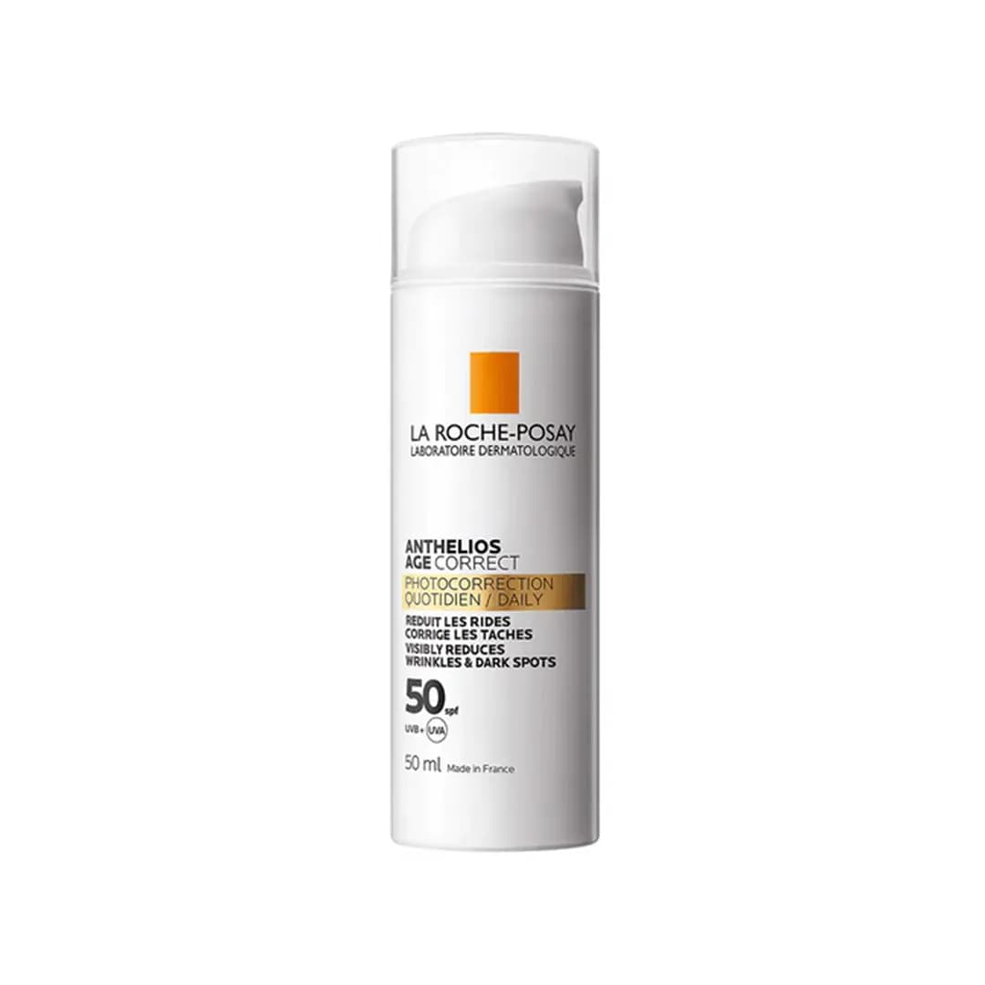 کرم ضد آفتاب ضد چروک بی رنگ لاروش پوزای ANTHELIOS GEL CORRECT SPF50 حجم 50 میلی لیتری — تصویر ۶
