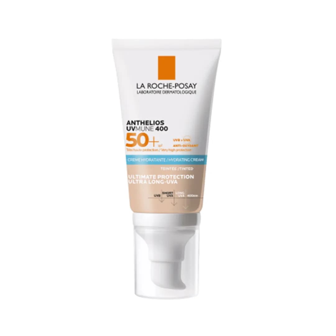 کرم ضد آفتاب بی رنگ آبرسان لاروش پوزای ANTHELIOS UVMUNE 400 SPF50 HYDRATING CREAM حجم 50 میلی لیتری — تصویر ۷