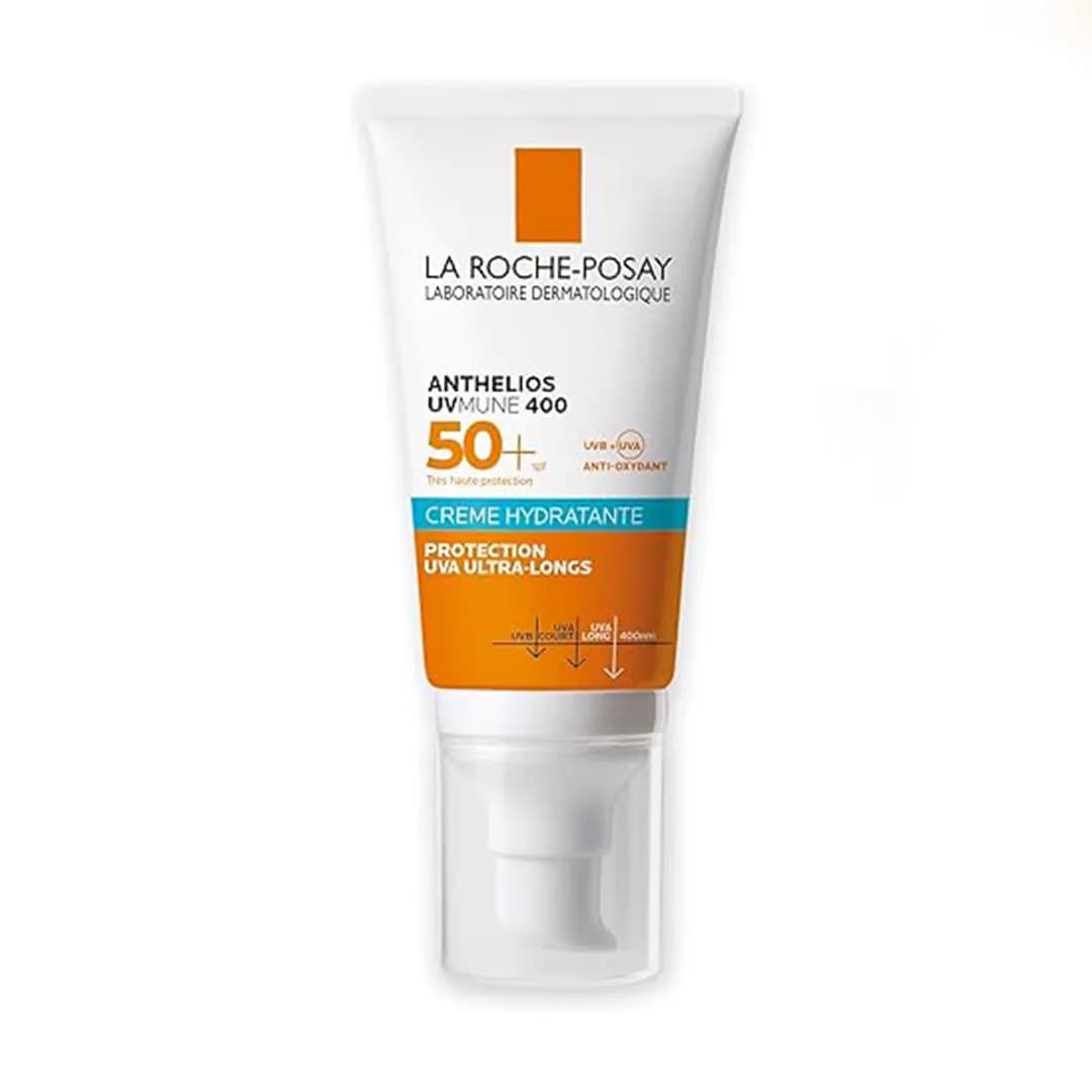 کرم ضد آفتاب بی رنگ آبرسان لاروش پوزای ANTHELIOS UVMUNE 400 SPF50 HYDRATING CREAM حجم 50 میلی لیتری — تصویر ۵