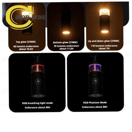 چراغ ماژولار چندکاره بلک داگ CBD2450ZM020 شارژی — تصویر ۸