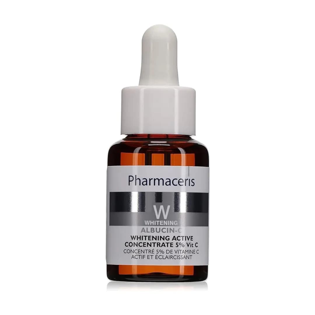 سرم روشن کننده و جوان کننده فارماسریز WHITENING ALBUCIN-C 5% Vit C حجم 30 میلی لیتری — تصویر ۶