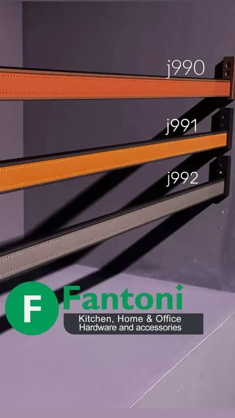 میله رگال مستطیلی با چرم فرنچ استایل 3000mm فانتونی J990 و J991 و J992 — تصویر ۳