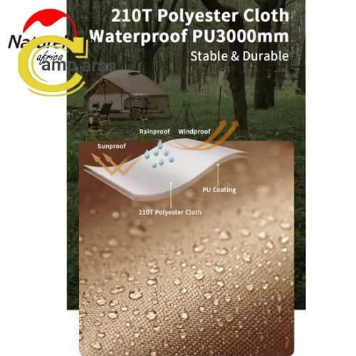 چادر کمپینگ شش ضلعی نیچرهایک کد NH21ZP001 چهار نفره — تصویر ۹
