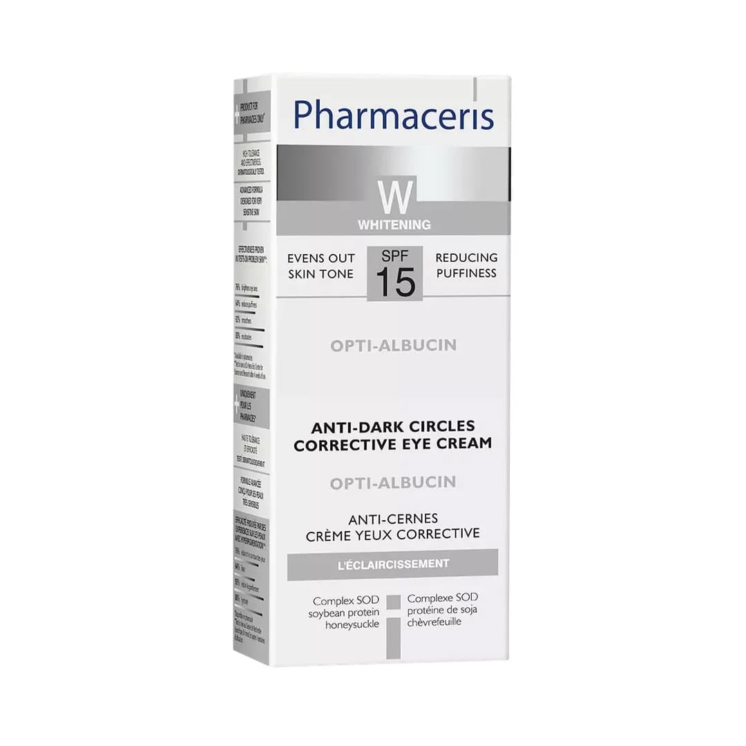 کرم روشن کننده دور چشم فارماسریز WHITENING ANTI-DARK CIRCLES SPF15 حجم 15 میلی لیتری — تصویر ۳