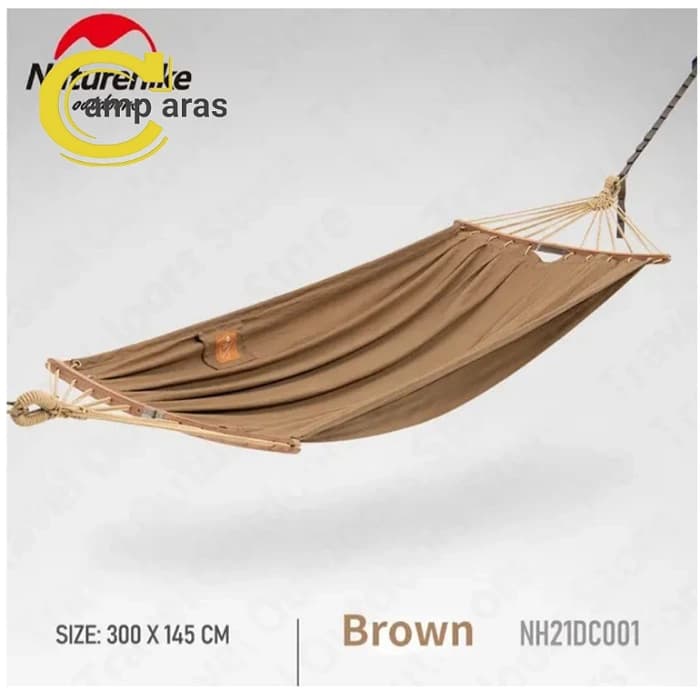 ننو دو نفره کتان نیچرهایک مدل NH21DC001 چوب دار — تصویر ۱۰