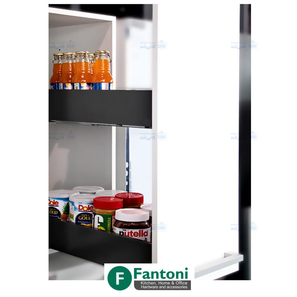 سوپر لردر 110mm زیر صفحه دبل باکس اسلیم دو طبقه عرض آزاد فانتونی F441 تا F445 — تصویر ۴