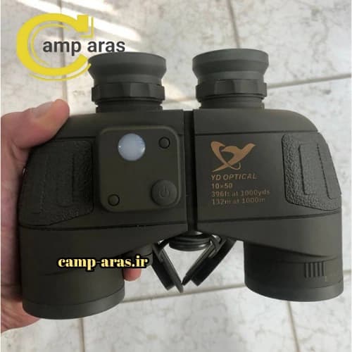 دوربین دوچشمی آپتیکال مدل YD OPTICAL 10×50 مسافت یاب قطب نمادار — تصویر ۱۱