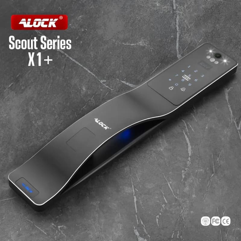 قفل اثر انگشتی دیجیتال و دستگیره تشخیص چهره ALOCK مدل Scout series (X1+) — تصویر ۱۰
