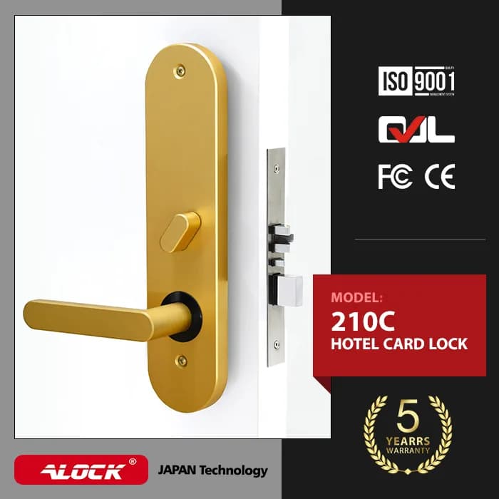 دستگیره کارتی هتلی ALOCK مدل +210C — تصویر ۱۲