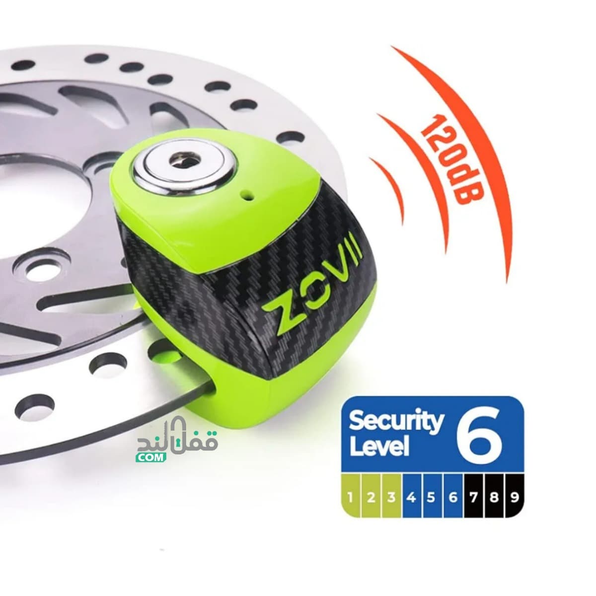 قفل دیسک دزدگیر دار Zovii ZS6