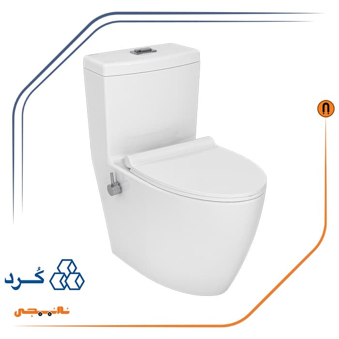 توالت فرنگی منوبلاک چینی کرد مدل آنتوریوم درجه 1