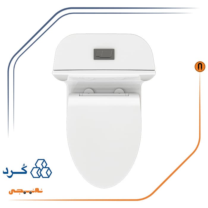 توالت فرنگی منوبلاک چینی کرد مدل مگنولیا درجه 1 — تصویر ۷