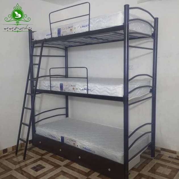 تخت خواب سه طبقه مدل شادی — تصویر ۳