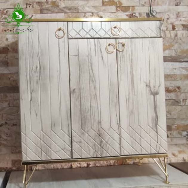 جاکفشی مدل سه درب پایه فلزی — تصویر ۶