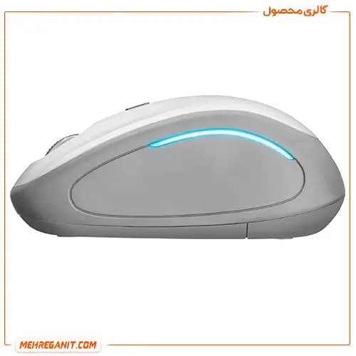 ماوس بی سیم تراست مدل Yvi FX white سفید — تصویر ۵