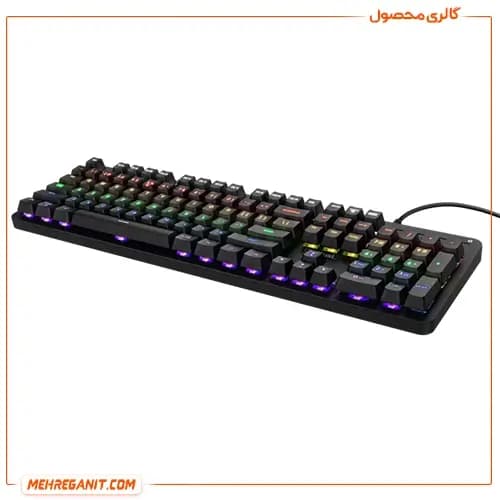 کیبورد گیمینگ با سیم تراست مدل GXT 863 Mazz — تصویر ۴