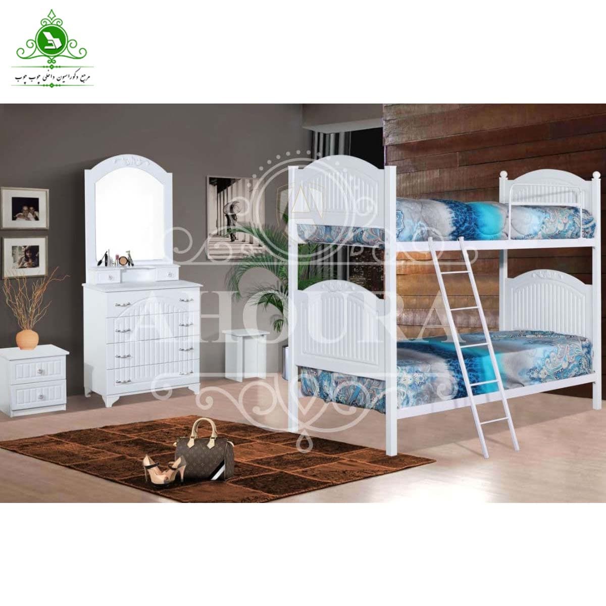 تخت خواب دو طبقه مدل آرتا — تصویر ۳