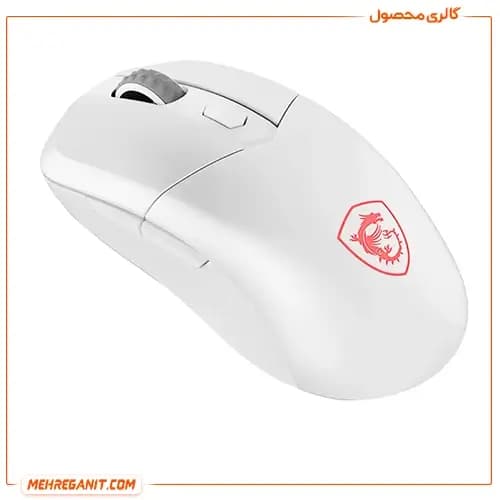 ماوس بی سیم گیمینگ ام اس آی مدل سفید VERSA 300 — تصویر ۳