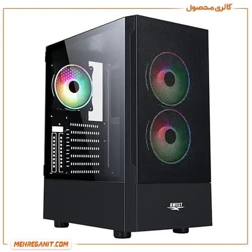 کیس کامپیوتر گیمینگ اوست مدل GT-AV201-MB — تصویر ۳