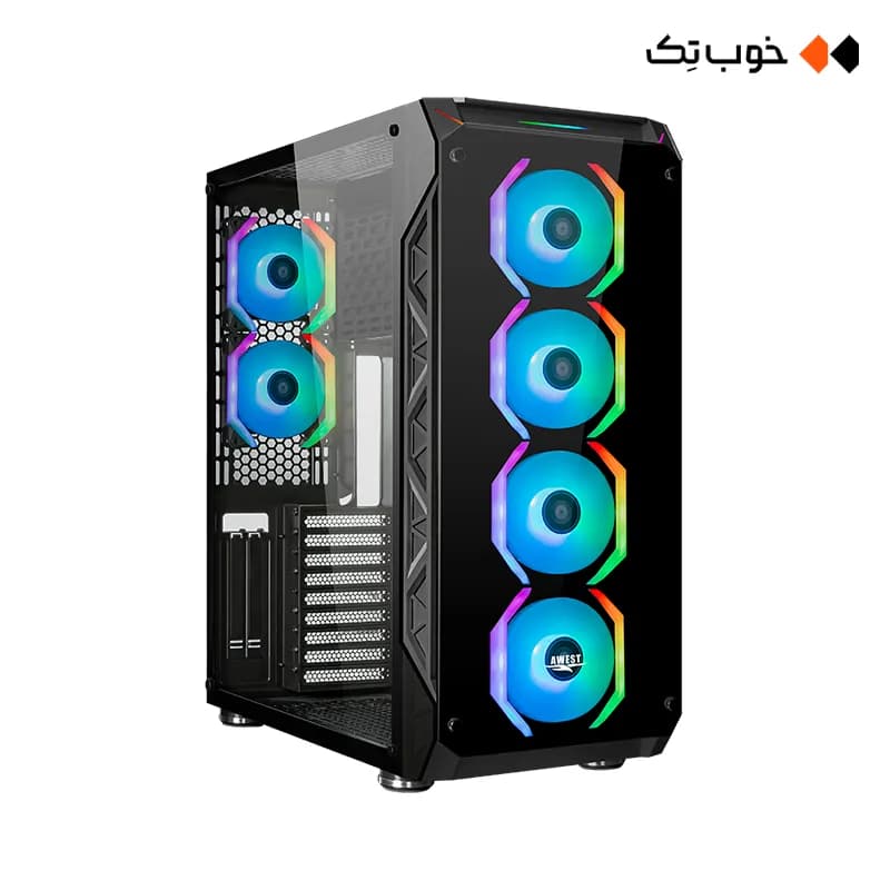کیس کامپیوتر گیمینگ اوست مدل GT-AV401-FB — تصویر ۴