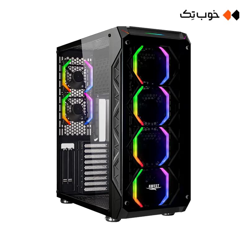 کیس کامپیوتر گیمینگ اوست مدل GT-AV401-FB — تصویر ۵