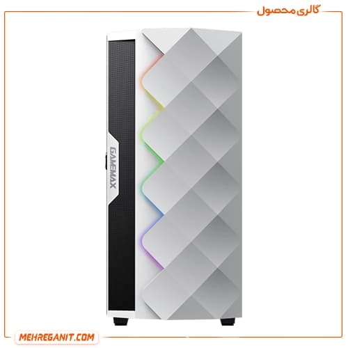 کیس کامپیوتر گیمینگ گیم مکس مدل Diamond COC WT — تصویر ۳
