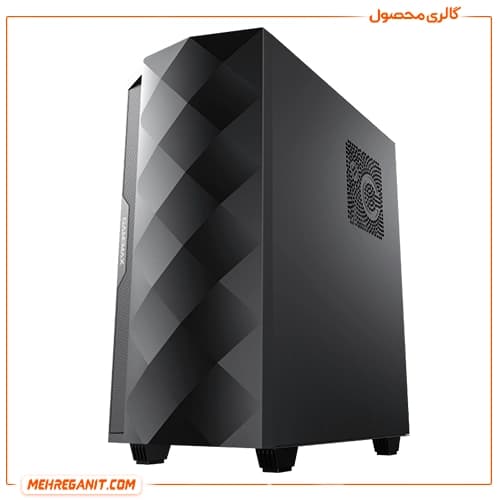 کیس کامپیوتر گیمینگ گیم مکس مدل Diamond COC Black — تصویر ۴