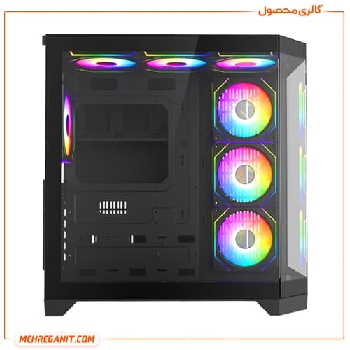 کیس گیمینگ گیم مکس مدل GameMax HYPE-A BK مشکی — تصویر ۱۲