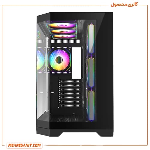 کیس گیمینگ گیم مکس مدل GameMax HYPE-A BK مشکی — تصویر ۱۱
