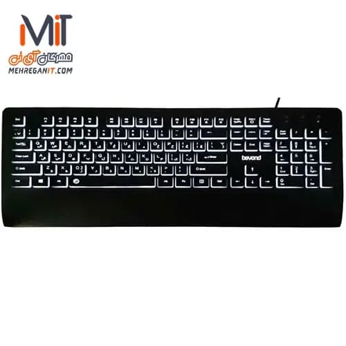 کیبورد بیاند مدل BK-7210 WHITE LED
