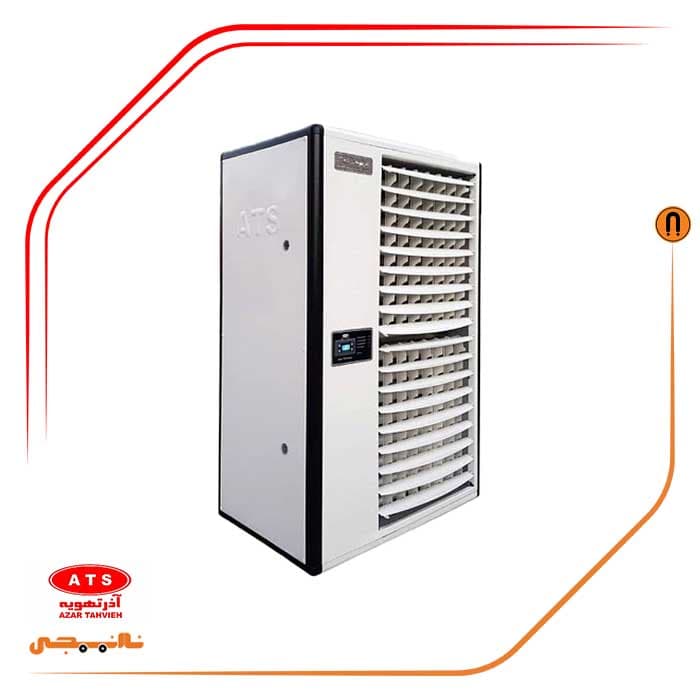 هیتر گازی فایر تیوب آذر تهویه طرح ایستاده مدل F990