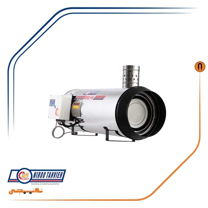 کوره هوای گرم 60 هزار گازی نیرو تهویه البرز مدل QEG110