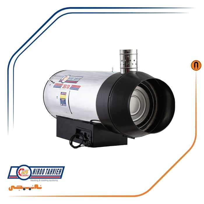 کوره هوای گرم 70 هزار گازی نیرو تهویه البرز مدل 2EG120