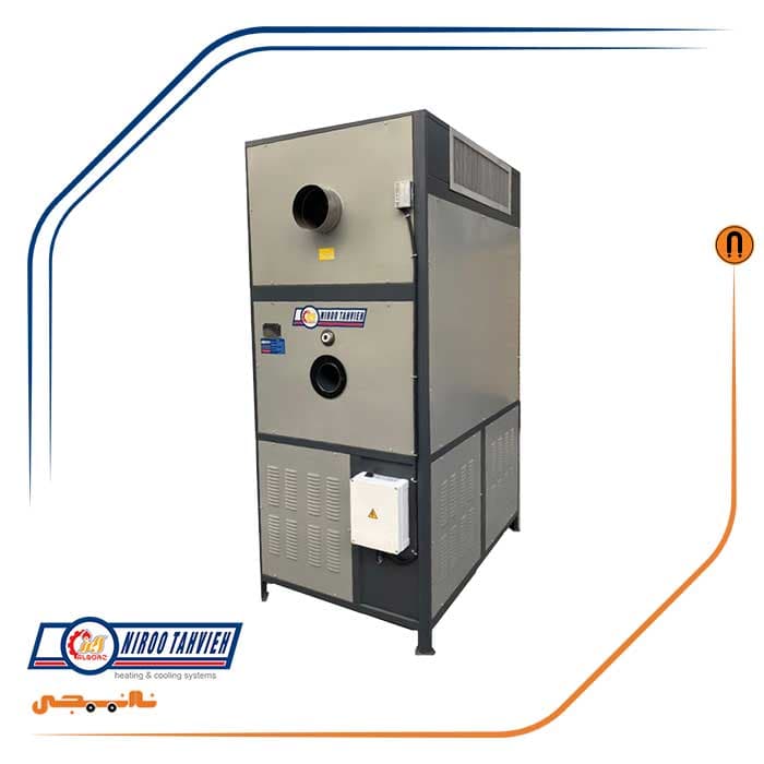 کوره هوای گرم 300 هزار فن سانترفیوژ نیرو تهویه البرز مدل KHG300 (گازوئیلی)