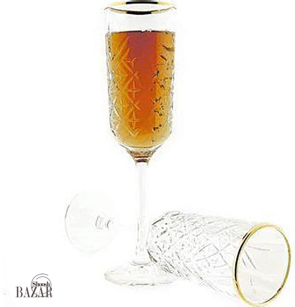 گیلاس خیاری تایملس 4 عددی لب طلا پاشاباغچه کد 440356 — تصویر ۵