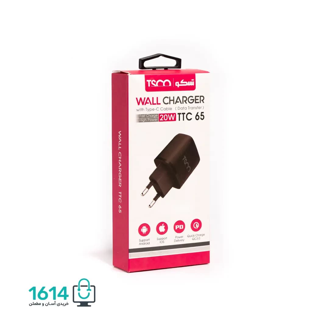 شارژ تایپ سی تسکو مدل TTC65 20W PD — تصویر ۱۲