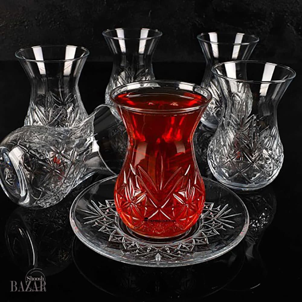 استکان و نعلبکی تایملس 170 سی سی پاشاباغچه کد 96992
