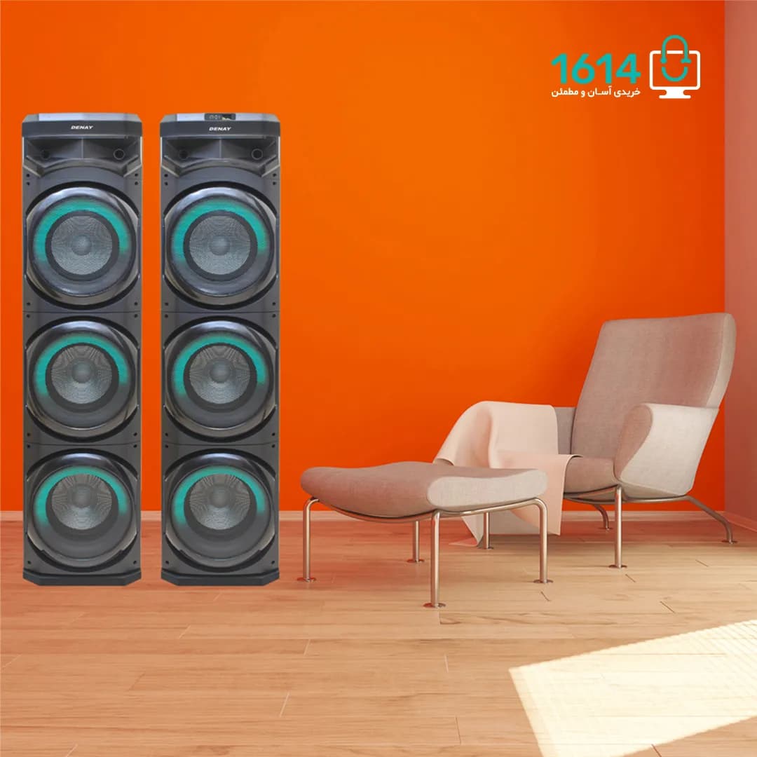 اسپیکر بزرگ دو تکه دنای مدل DA3010 DJ4 — تصویر ۱۲