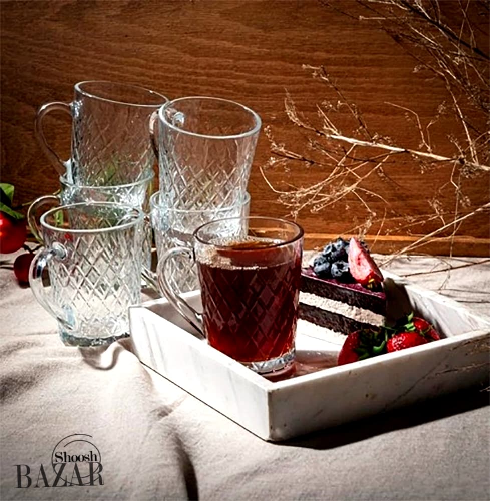 لیوان روبی 2 عددی 265 سی سی پاشاباغچه کد 55723