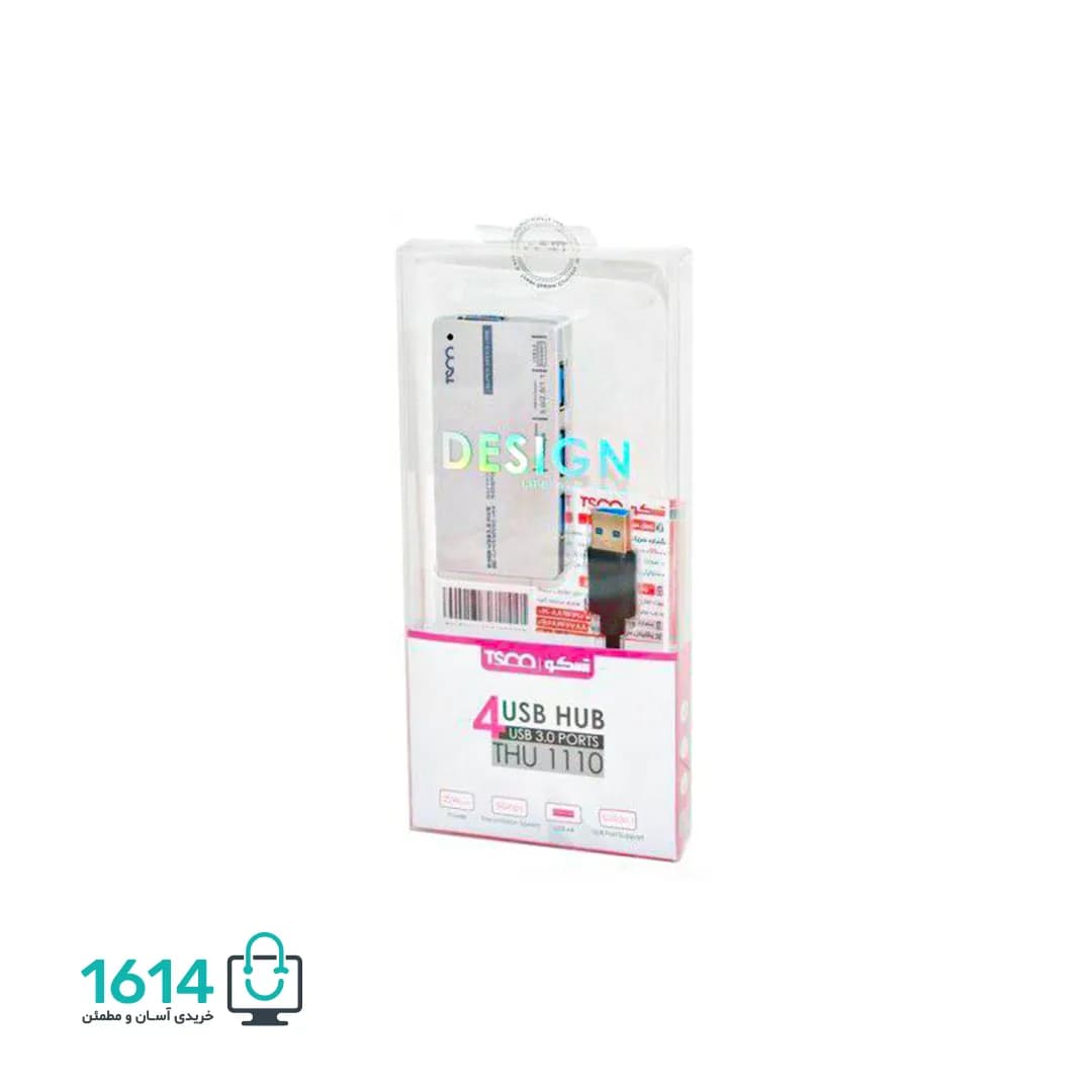 هاب یو اس بی 4 پورت تسکو مدل THU 1110 USB 3.0 — تصویر ۳