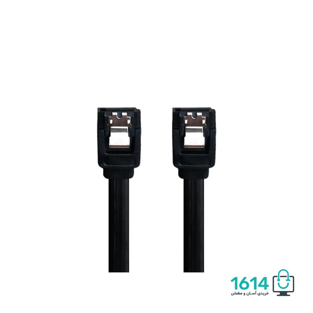 کابل دیتا ساتا قفل دار مشکی 6GB/S — تصویر ۶