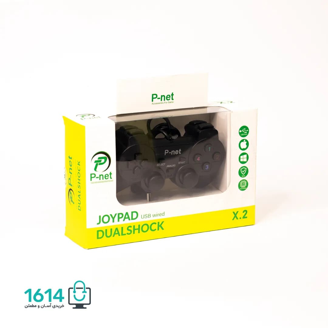 دسته بازی سیمی پی نت مدل X.2 تک شوکدار — تصویر ۹