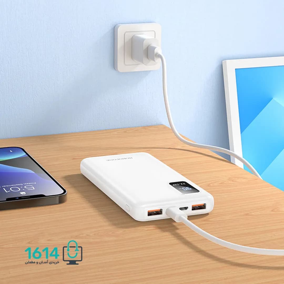 پاوربانک بروفون مدل BJ15 PD-QC3-22.5W 10000 — تصویر ۴