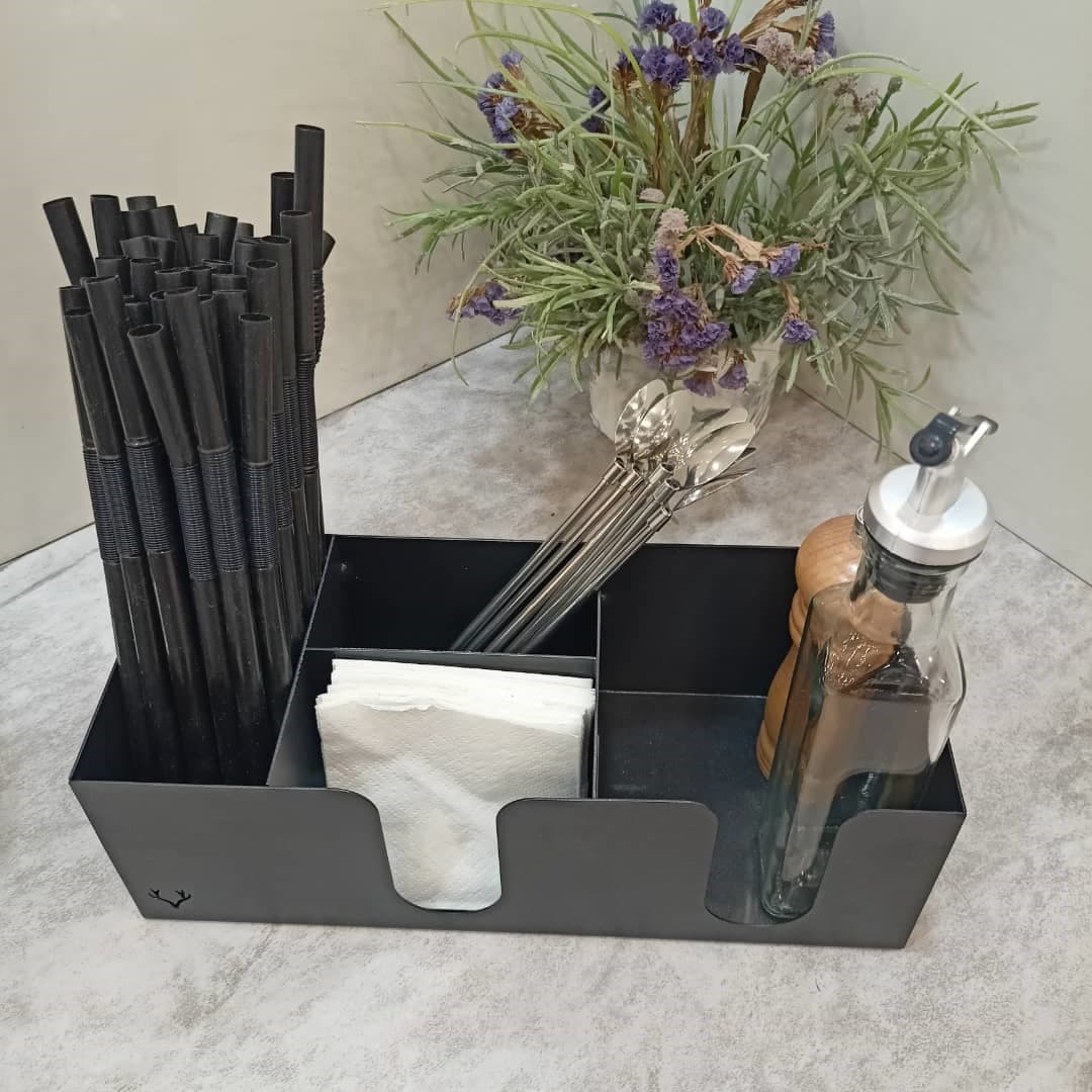 کدی بار یا نظم دهنده مستطیل 5 خانه بزرگ کافه ای