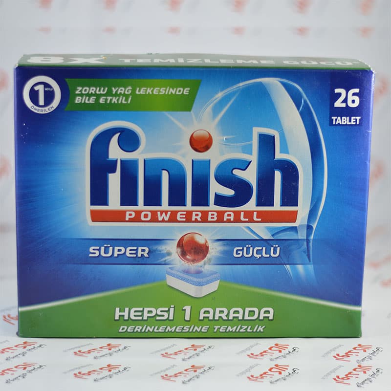 قرص ماشین ظرفشویی فینیش پاوربال finish powerball مدل (26عددی)HEPSI1ARADA — تصویر ۴