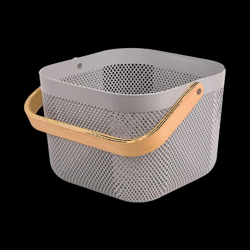 سبد مربع دسته چوبی لیمون کد 2423 — تصویر ۳