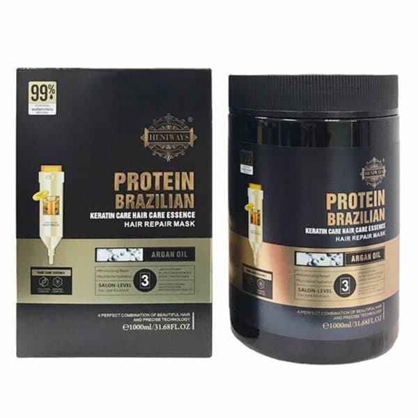 ماسک مو کراتینه هنیویس HENIWAYS مدل PROTEIN BRAZILIAN — تصویر ۵